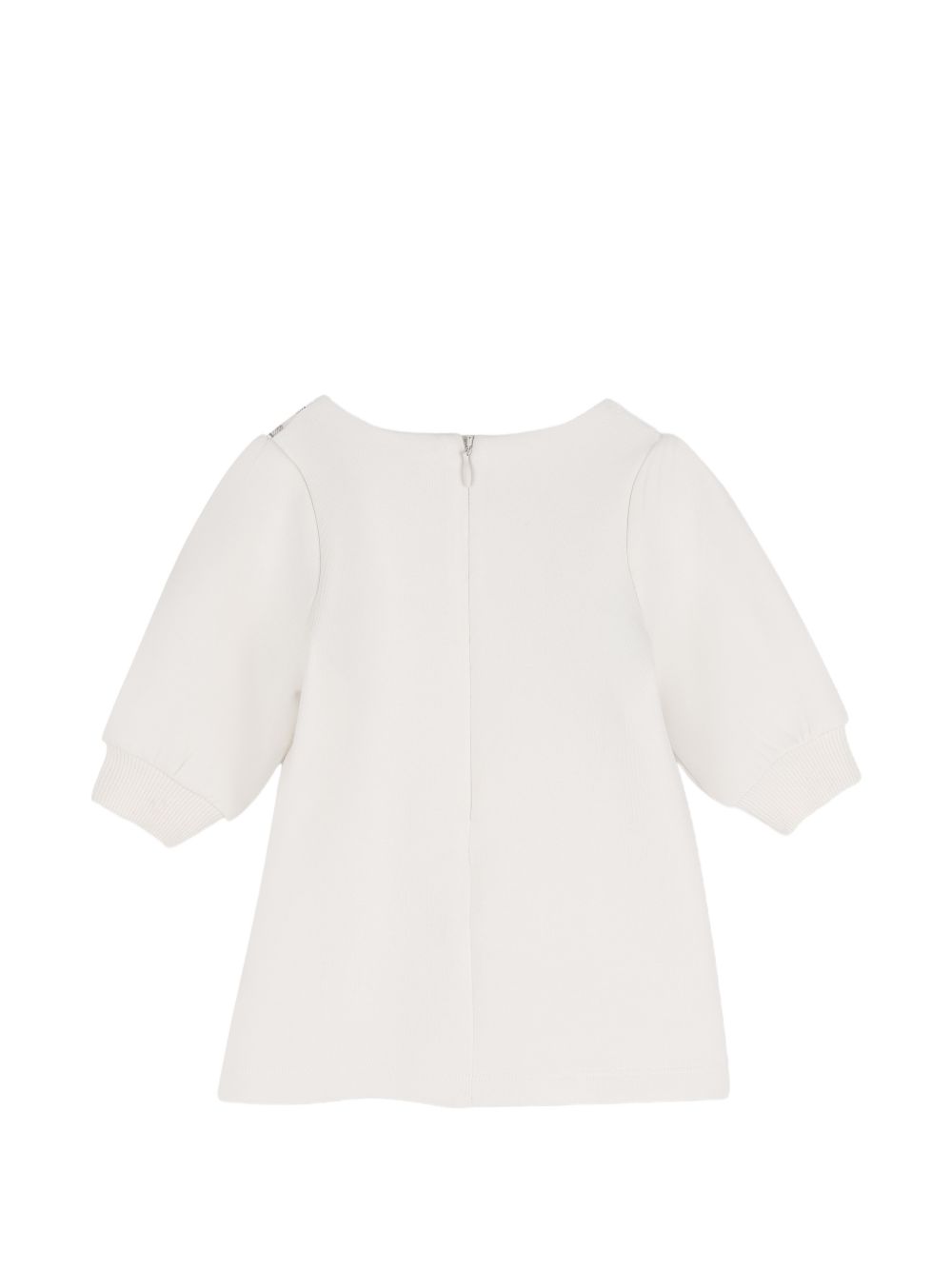 Abito per neonata The Marc Jacobs Kids bianco con stampa grafica sul davanti W61071 182 THE MARC JACOBS KIDS