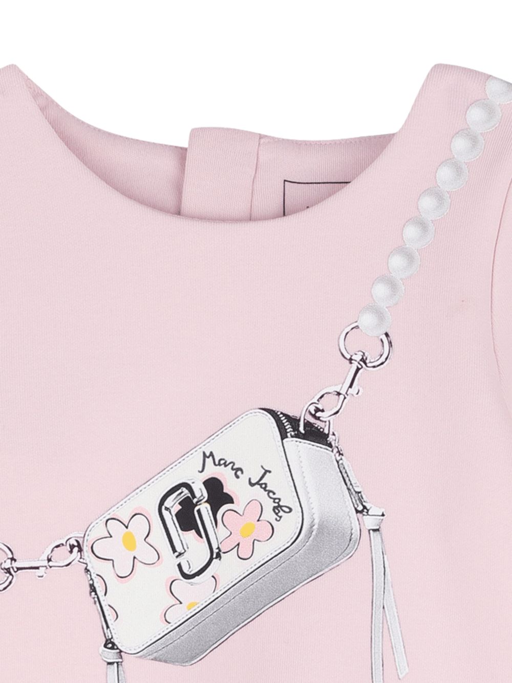 Abito per neonata The Marc Jacobs Kids rosa con stampa sul davanti W61071 43M THE MARC JACOBS KIDS
