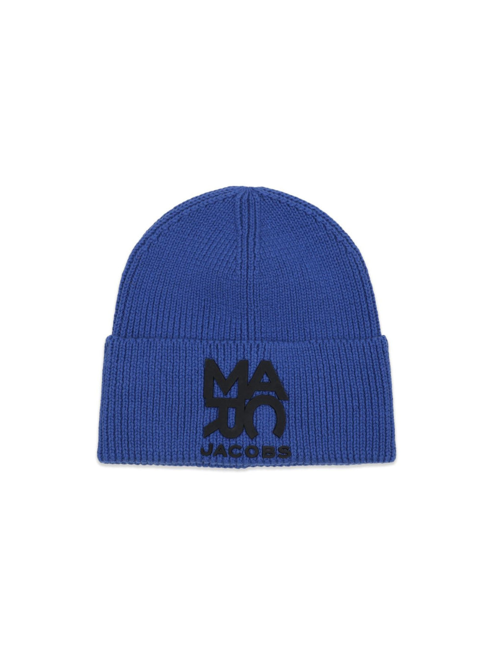 Berretto per bambino The Marc Jacobs Kids blu a coste con logo W61088 841 THE MARC JACOBS KIDS