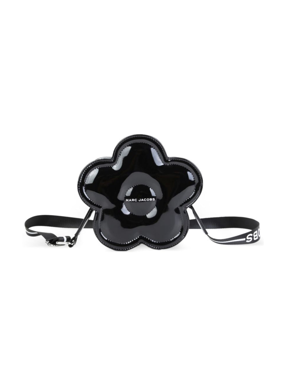 Borsa a spalla per bambina The Marc Jacobs Kids nera a forma di fiore W61090 09B THE MARC JACOBS KIDS