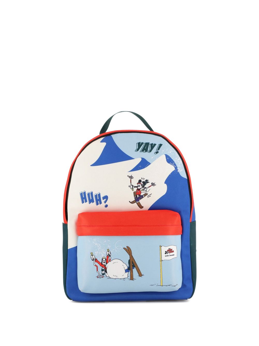 Zaino per bambini The Marc Jacobs Kids x Disney multicolore con stampa grafica Mickey Mouse e Pippo W61095 148 THE MARC JACOBS KIDS