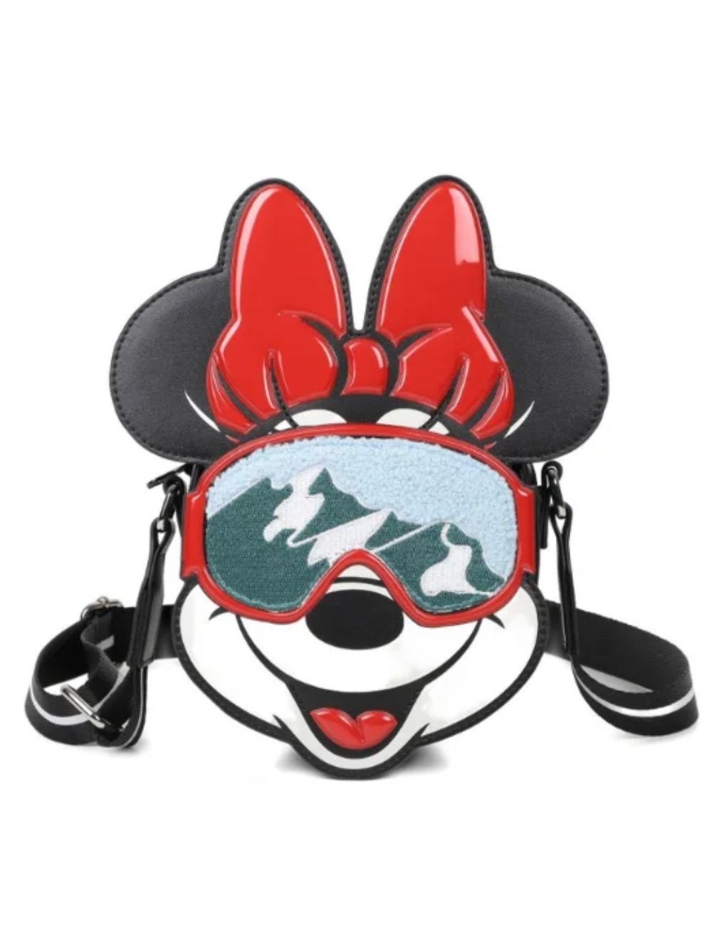 Borsa a spalla per bambina The Marc Jacobs Kids x Disney nera a forma di Minnie W61096 09B THE MARC JACOBS KIDS