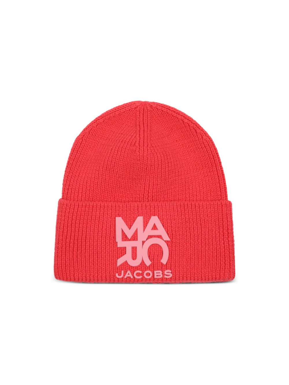 Cappello per bambina The Marc Jacobs Kids rosa con lavorazione in maglia a coste W61097 98A THE MARC JACOBS KIDS