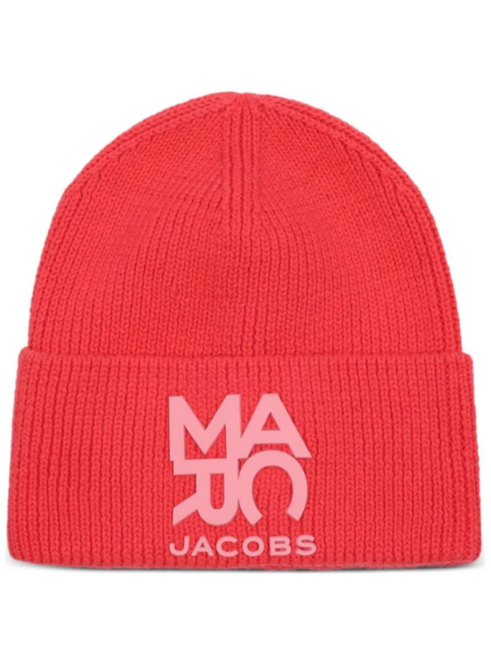 Cappello per bambina The Marc Jacobs Kids rosa con lavorazione in maglia a coste W61097 98A THE MARC JACOBS KIDS