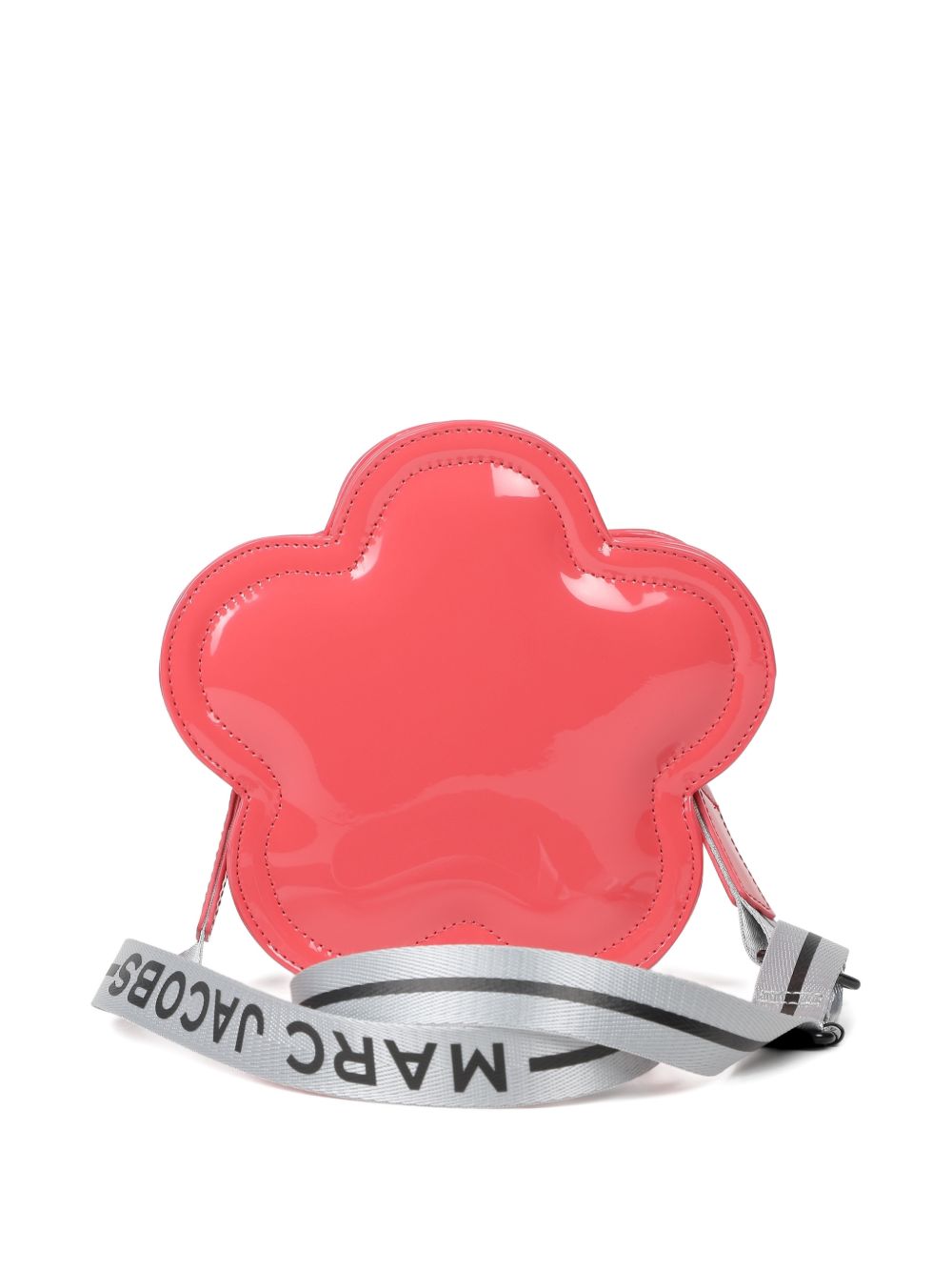 Borsa a spalla per bambina The Marc Jacobs Kids rosa con finitura lucida W61099 98A THE MARC JACOBS KIDS
