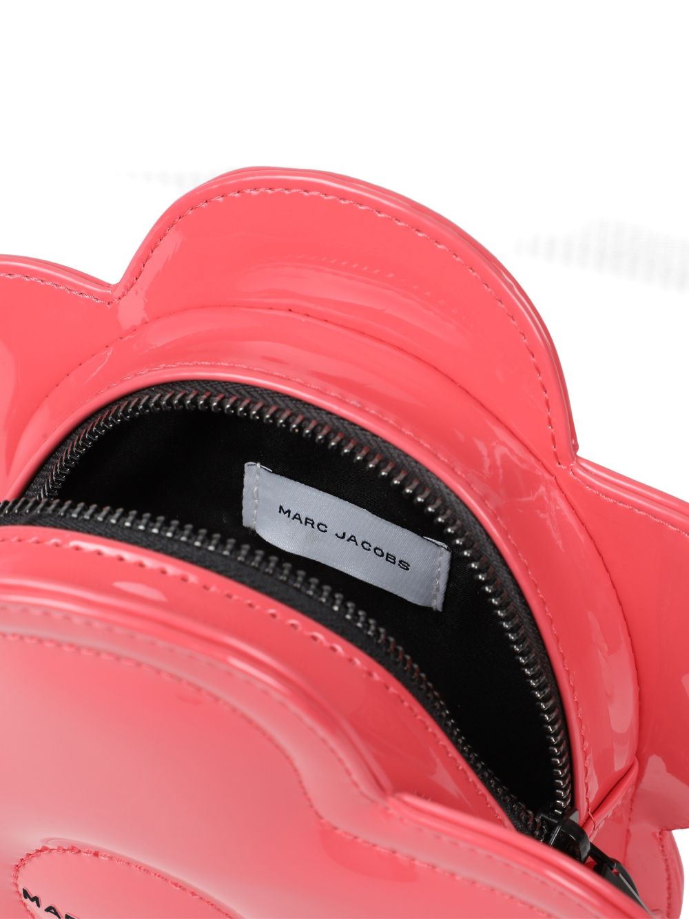 Borsa a spalla per bambina The Marc Jacobs Kids rosa con finitura lucida W61099 98A THE MARC JACOBS KIDS