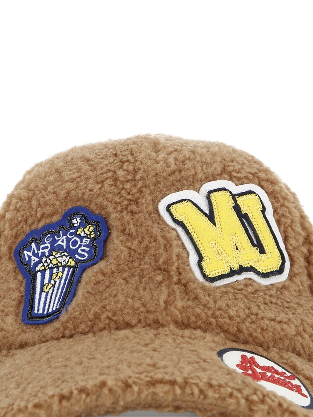 Cappello per bambino The Marc Jacobs Kids marrone con finitura in shearling W61106 213 THE MARC JACOBS KIDS