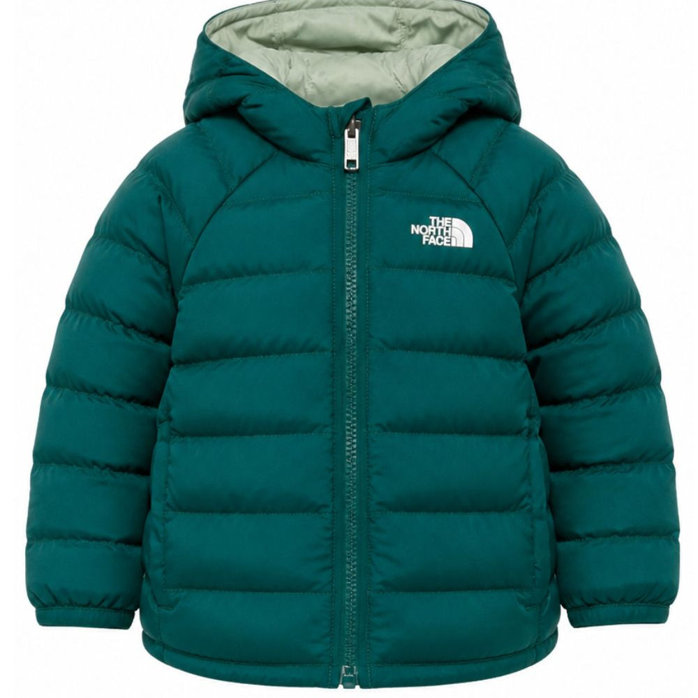 Giubbino per bambini The North Face Kids verde con stampa logo sul petto NF0A88VJ N4J1 THE NORTH FACE KIDS
