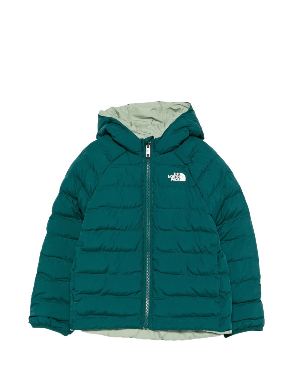 Giubbino per bambini The North Face Kids verde con stampa logo sul petto NF0A88VJ N4J1 THE NORTH FACE KIDS