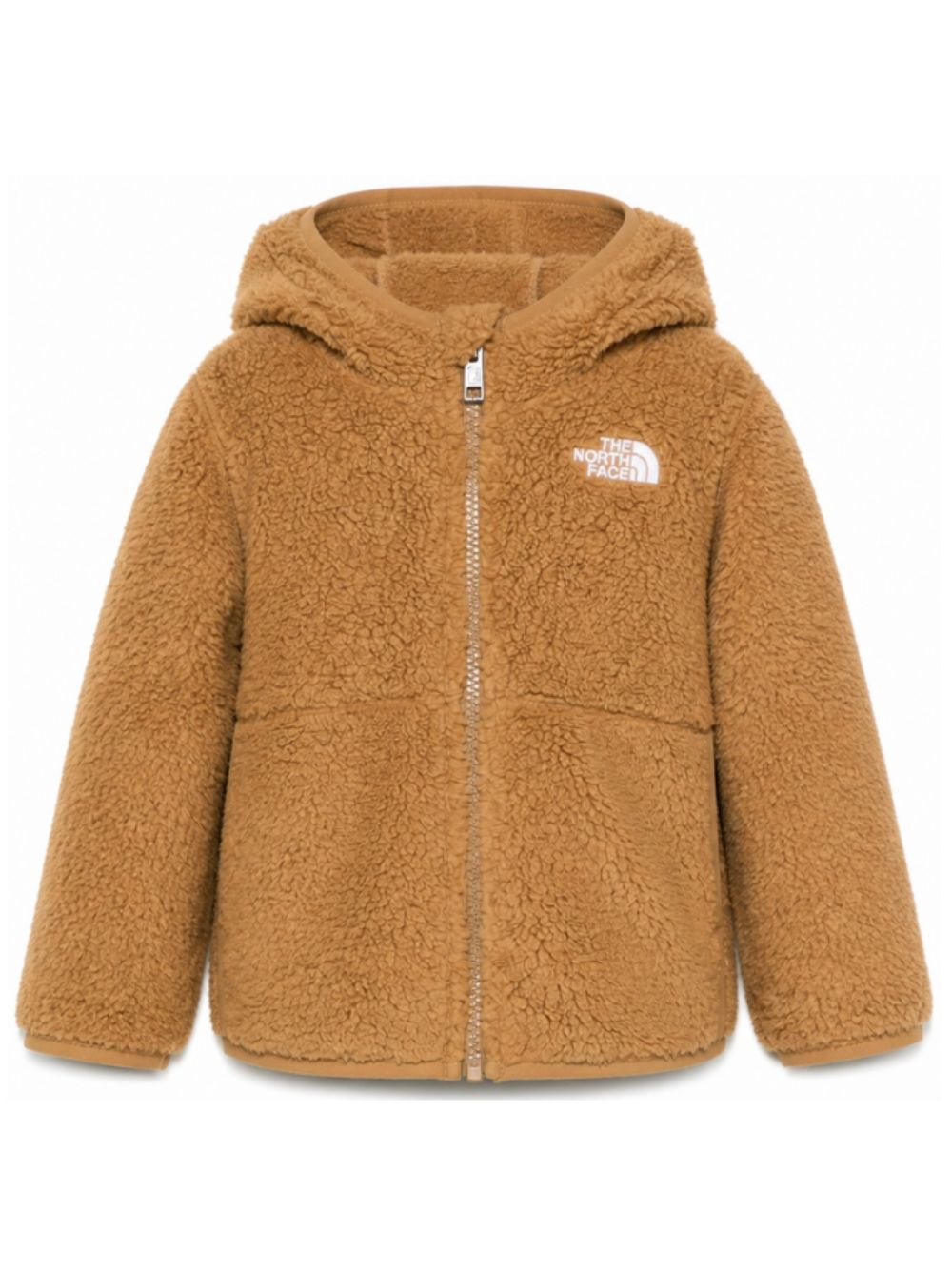 Felpa Campshire per bambini The North Face Kids marrone con cappuccio NF0A88VR BQ81 THE NORTH FACE KIDS
