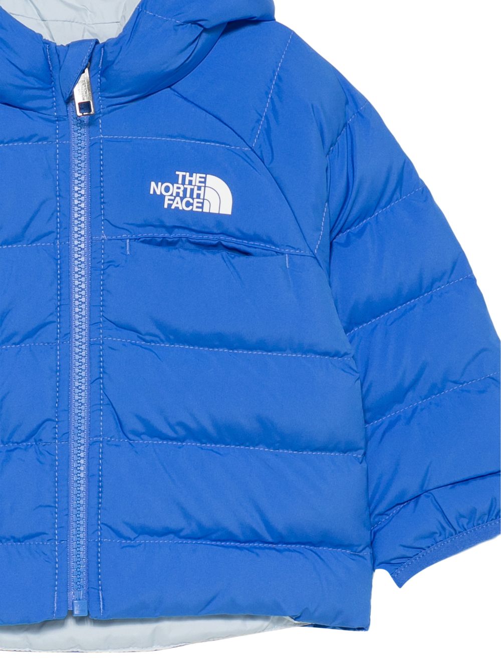 Giubbino per neonato The North Face Kids blu con cappuccio NF0A88W3 NLQ1 THE NORTH FACE KIDS