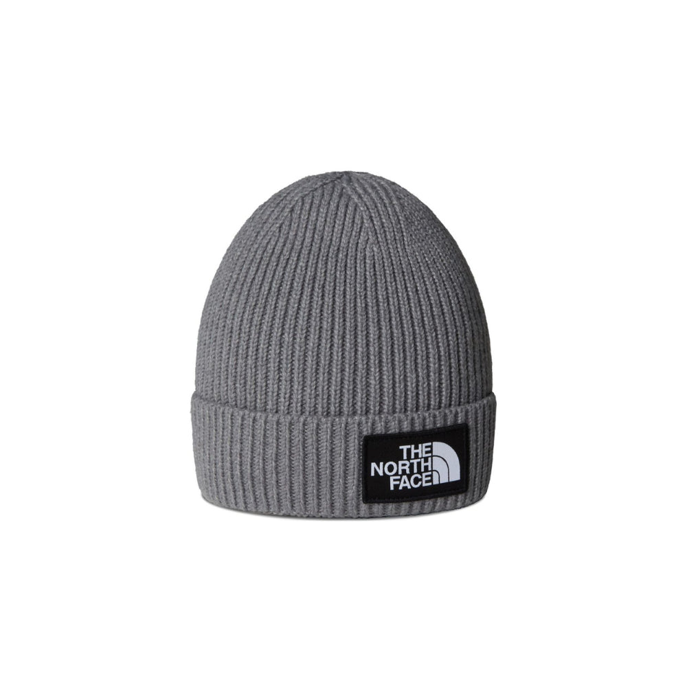 Berretto per bambini The North Face Kids grigio con lavorazione in maglia a coste NF0A8CGU DYY1 THE NORTH FACE KIDS