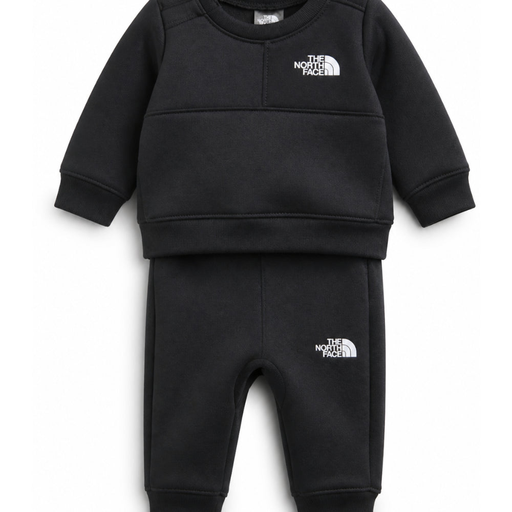 Tuta per neonato The North Face Kids nera con dettaglio logo sul davanti NF0A8CV1 JK31 THE NORTH FACE KIDS