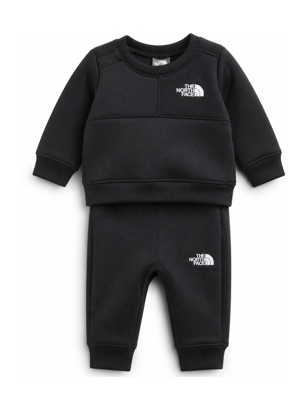 Tuta per neonato The North Face Kids nera con dettaglio logo sul davanti NF0A8CV1 JK31 THE NORTH FACE KIDS
