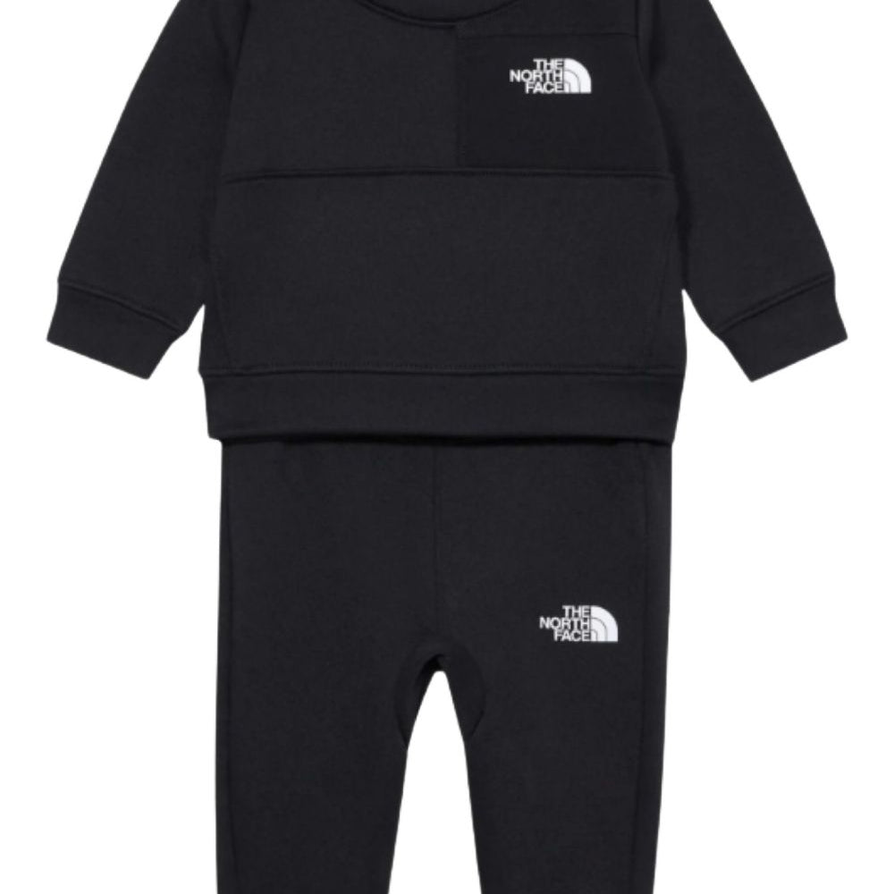 Tuta per neonato The North Face Kids nera con dettaglio logo sul davanti NF0A8CV1 JK31 THE NORTH FACE KIDS