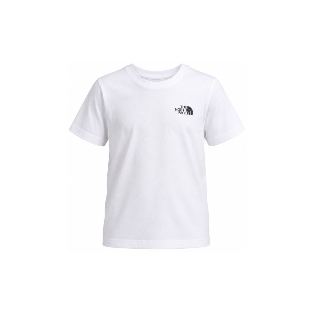T-shirt per bambini The North Face Kids bianca con dettaglio logo NF0A8F9Z FN41 THE NORTH FACE KIDS