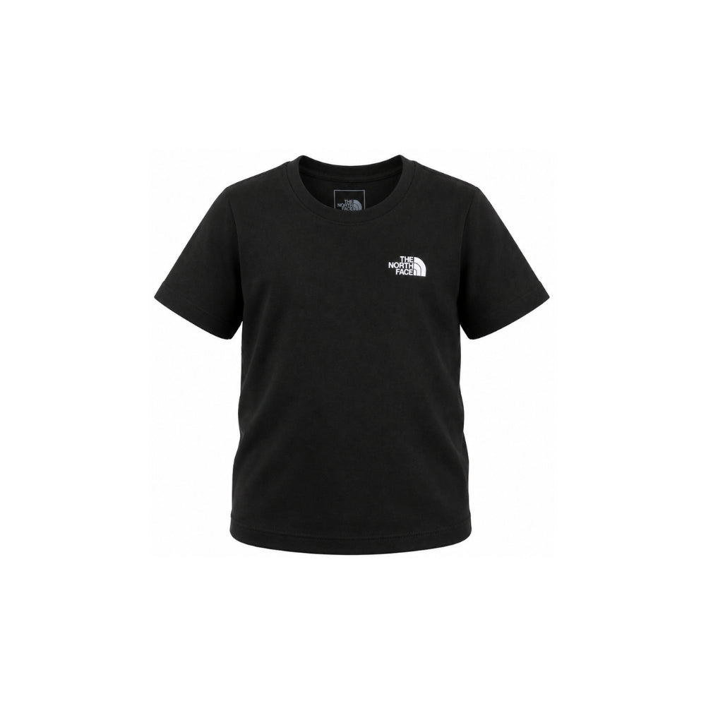 T-shirt per bambini The North Face Kids nera con dettaglio logo NF0A8F9Z JK31 THE NORTH FACE KIDS