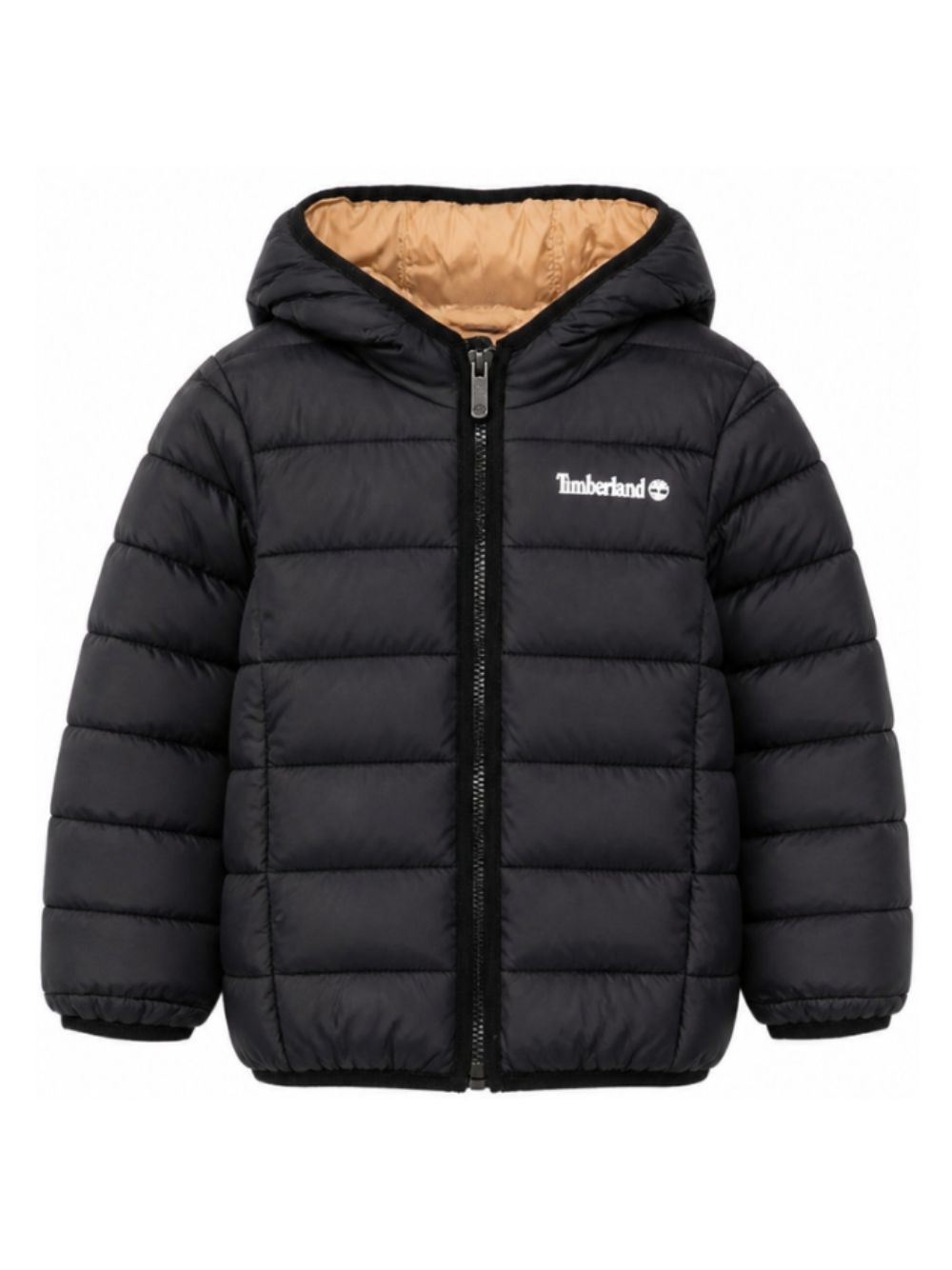 Giubbino per bambinoTimberland Kids nero con stampa logo sul petto T60377 M13 TIMBERLAND KIDS