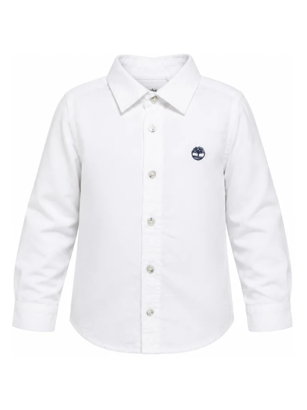 Camicia per bambino Timberland Kids bianca con logo sul petto T60844 10P TIMBERLAND KIDS