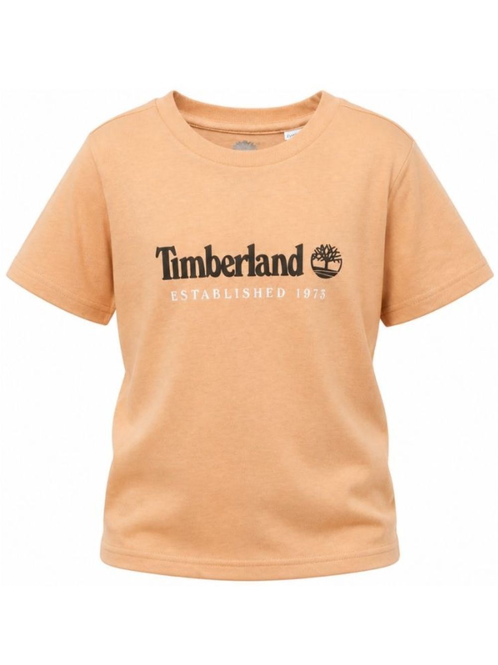 T-shirt per bambino Timberland Kids beige con stampa logo T60968 230 TIMBERLAND KIDS