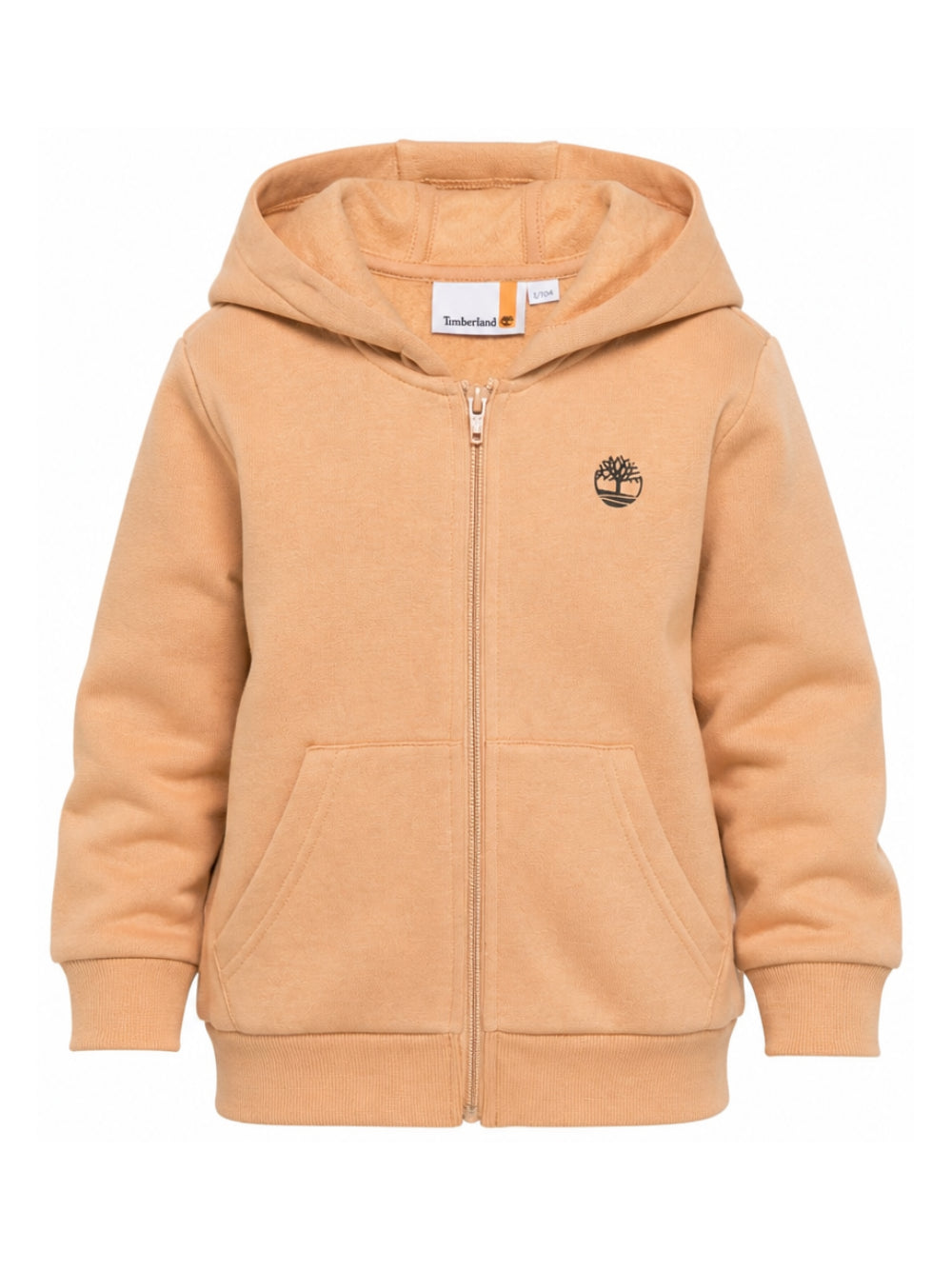 Felpa per bambino Timberland Kids beige con logo sul davanti T60973 230 TIMBERLAND KIDS