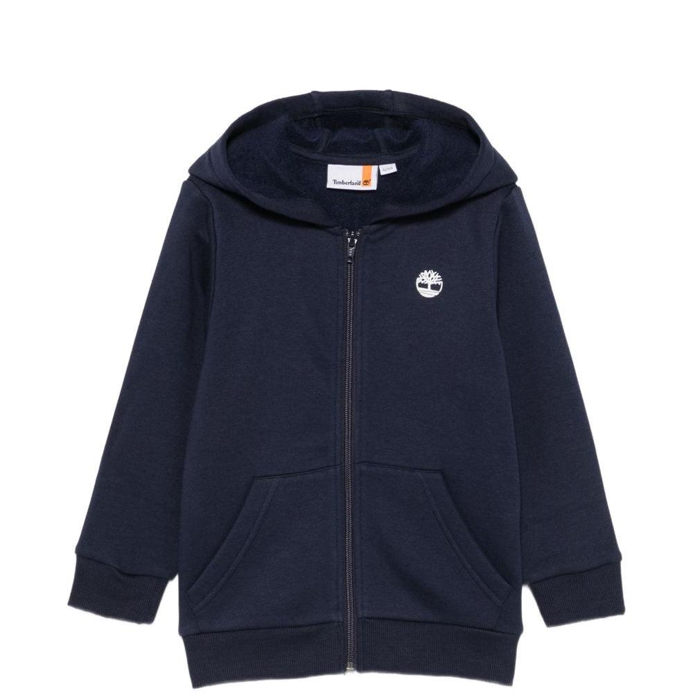 Felpa per bambino Timberland Kids blu con logo sul davanti T60973 849 TIMBERLAND KIDS