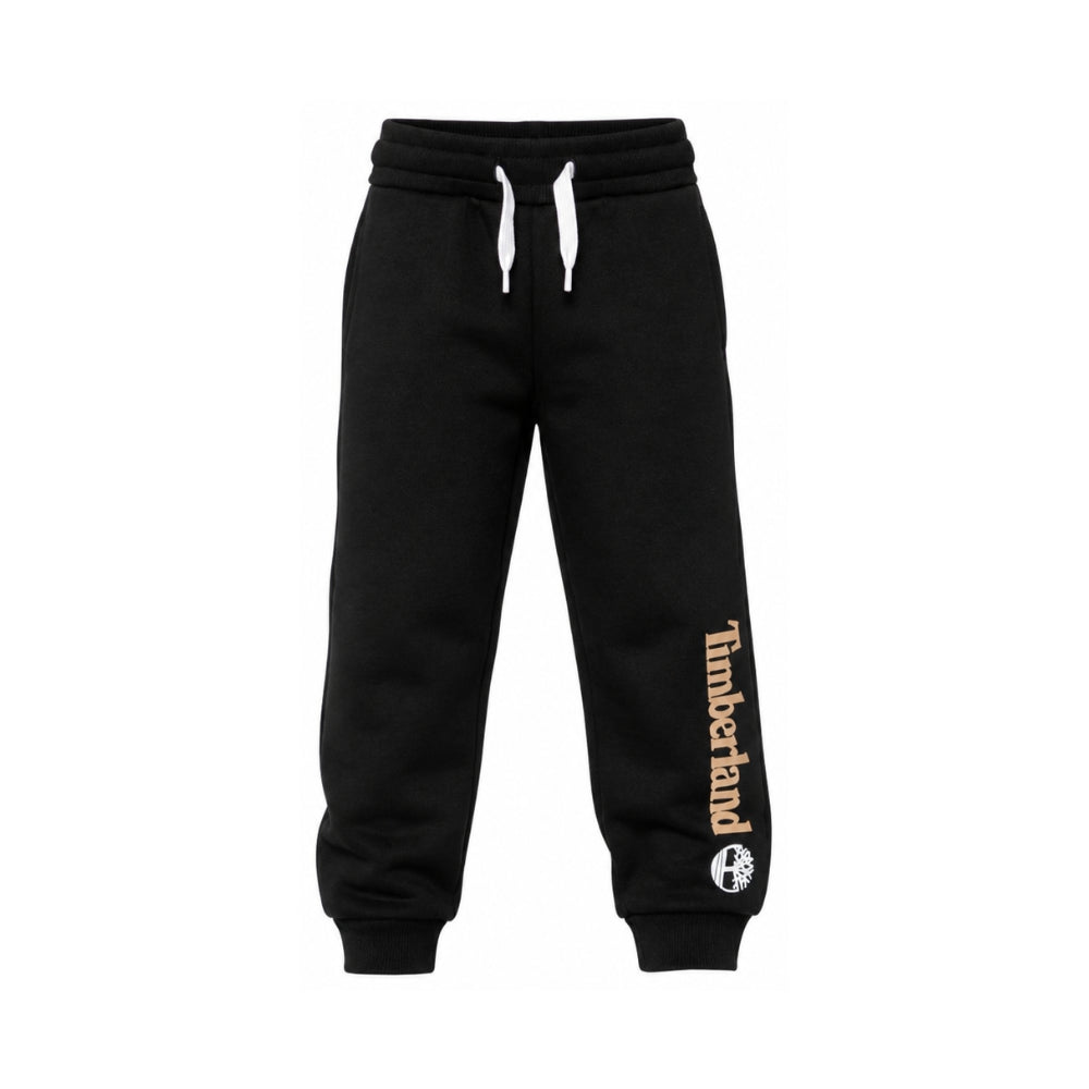 Pantatuta per bambino Timberland Kids nero con stampa logo sul lato T60974 09B TIMBERLAND KIDS