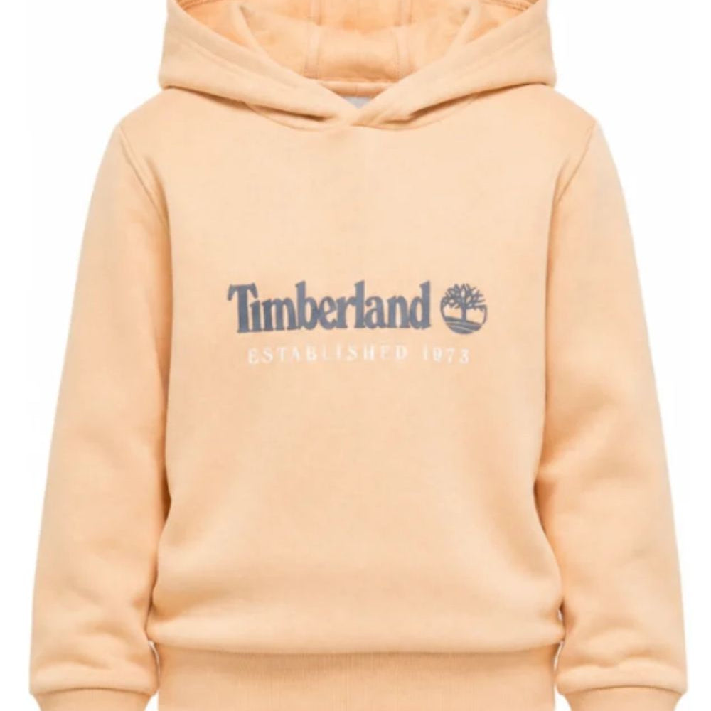 Felpa per bambino Timberland Kids beige con cappuccio T60975 P90 TIMBERLAND KIDS