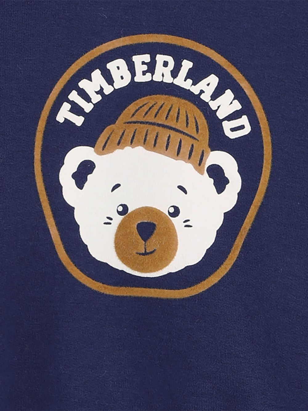 Set felpa e pantaloni per neonato Timberland Kids blu a coste con stampa T61009 84N TIMBERLAND KIDS