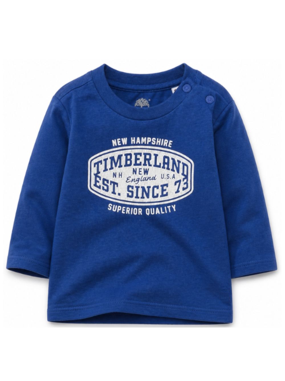 T-shirt per neonato Timberland Kids blu con stampa grafica con logo T61027 829 TIMBERLAND KIDS
