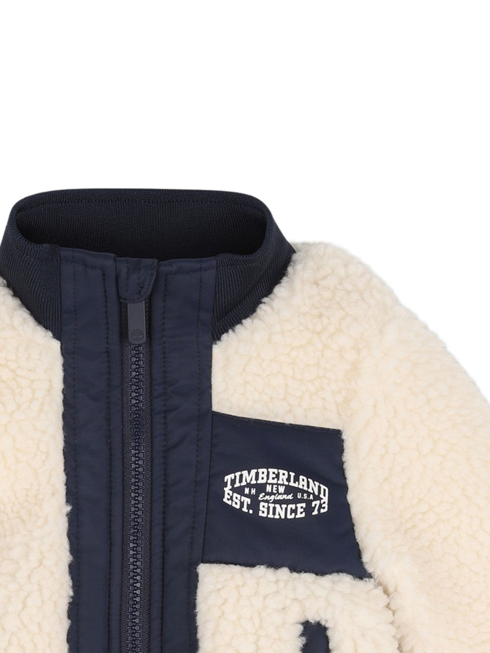Giubbini per neonato Timberland Kids bianco con trama effetto lana T61032 127 TIMBERLAND KIDS