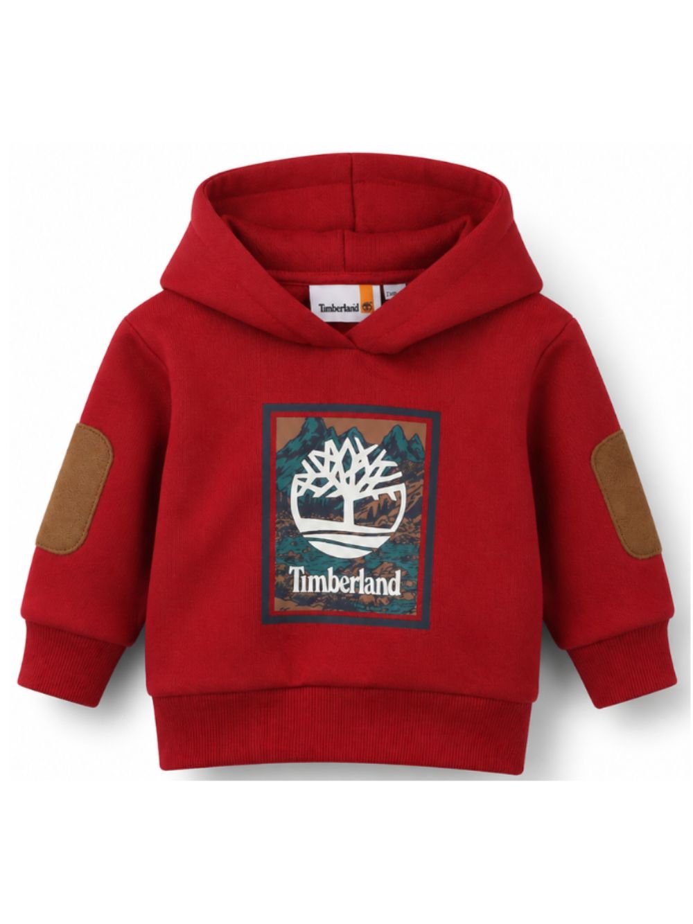 Felpa per neonato Timberland Kids rosso con stampa grafica T61035 974 TIMBERLAND KIDS