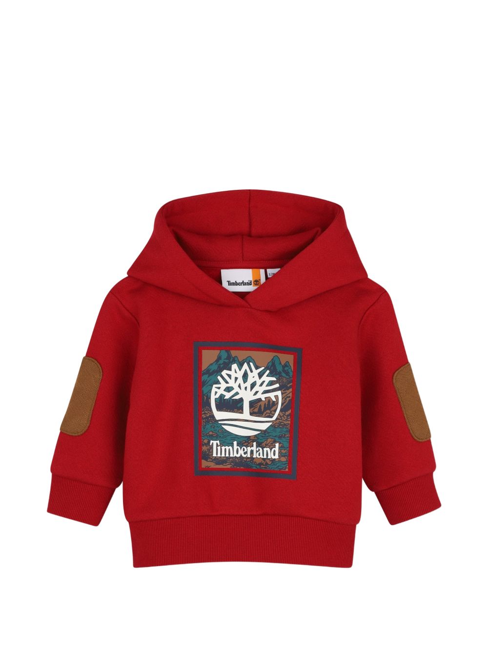 Felpa per neonato Timberland Kids rosso con stampa grafica T61035 974 TIMBERLAND KIDS