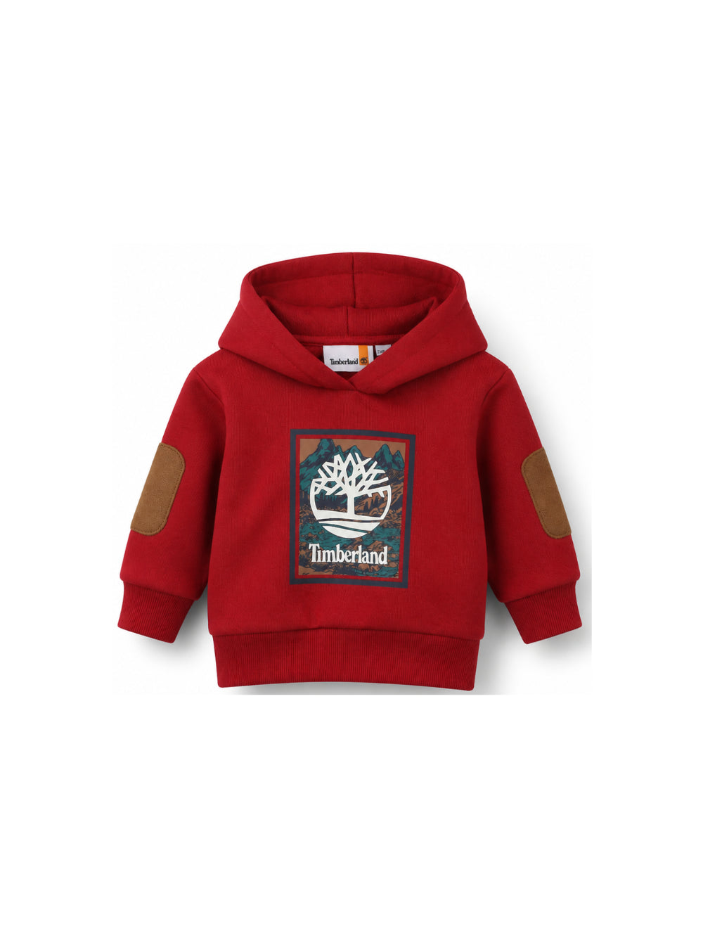 Felpa per neonato Timberland Kids rosso con stampa grafica T61035 974 TIMBERLAND KIDS