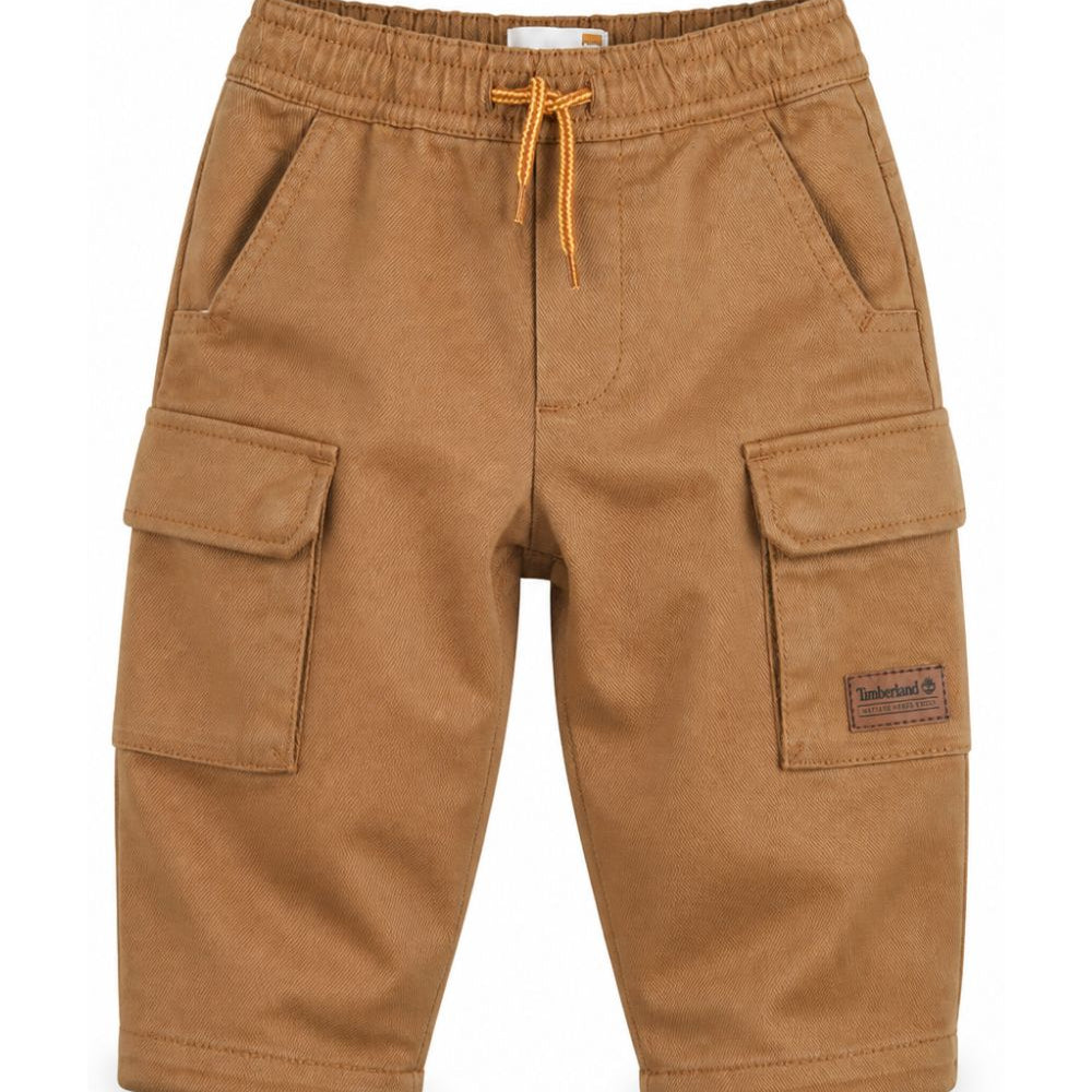 Pantaloni per neonato Timberland Kids marrone con vita con coulisse T61041 325 TIMBERLAND KIDS