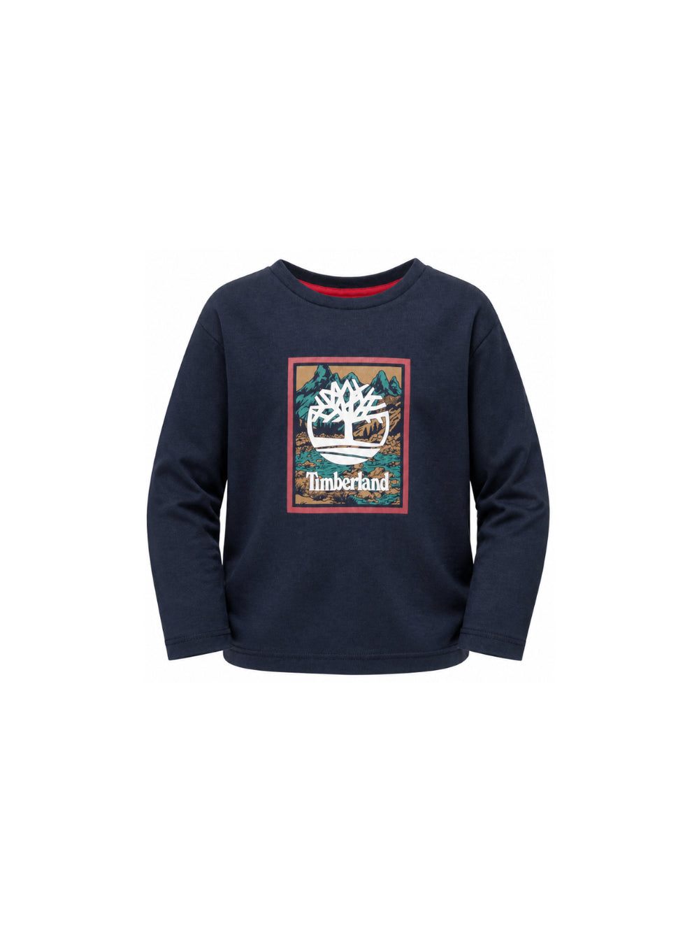 T-shirt per bambino Timberland Kids blu con stampa grafica T61052 849 TIMBERLAND KIDS