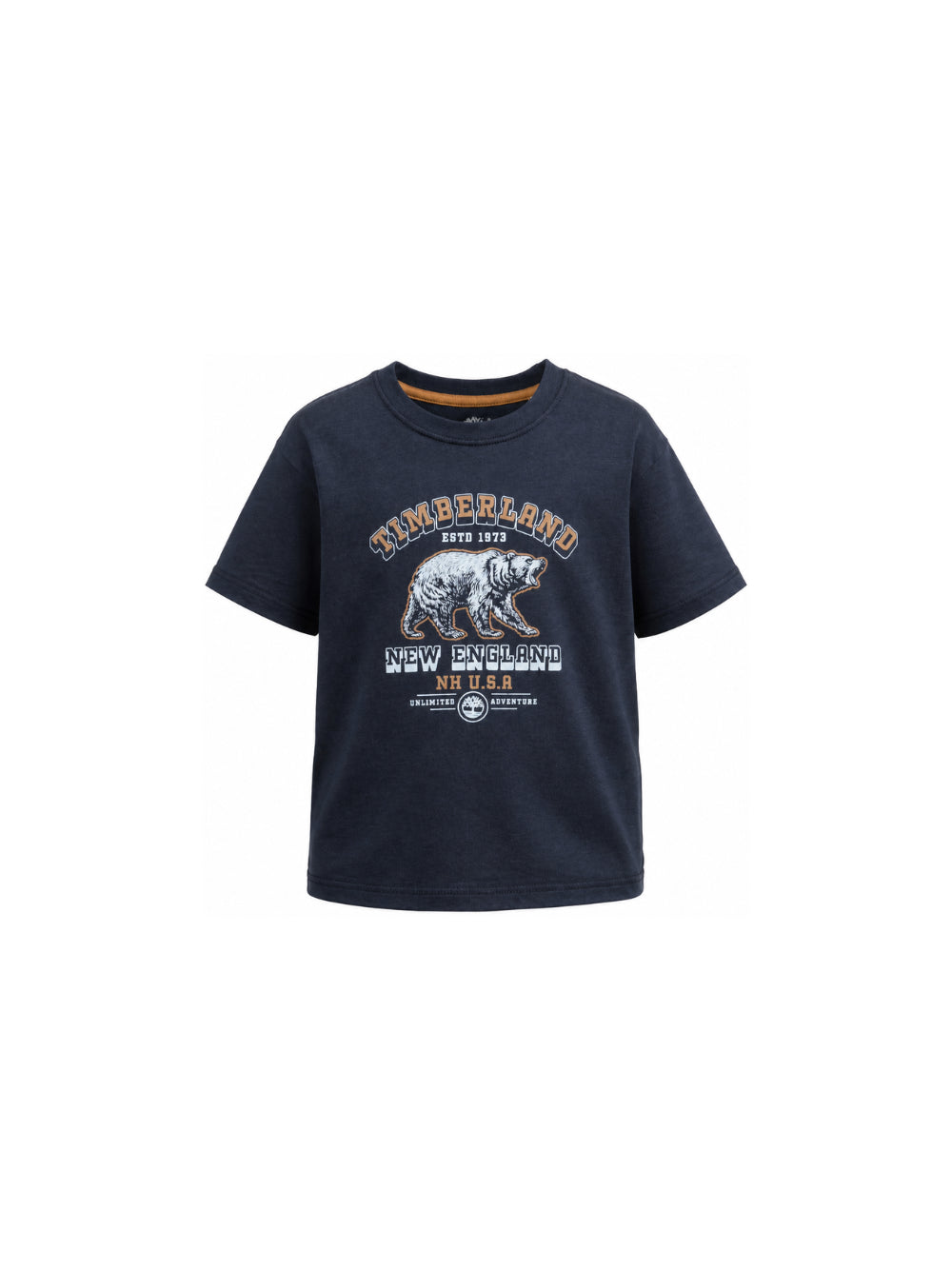T-shirt per bambino Timberland Kids blu con stampa grafica T61053 849 TIMBERLAND KIDS