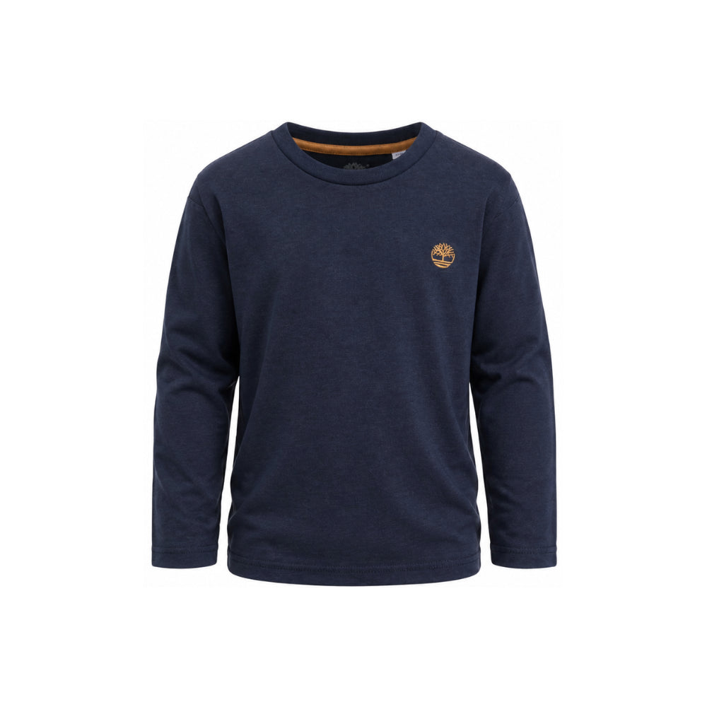 T-shirt per bambino Timberland Kids blu con applicazione logo T61056 849 TIMBERLAND KIDS