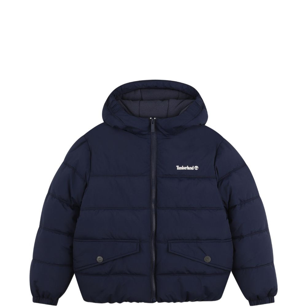 Giubbino per bambino Timberland Kids blu con design color-block T61057 849 TIMBERLAND KIDS