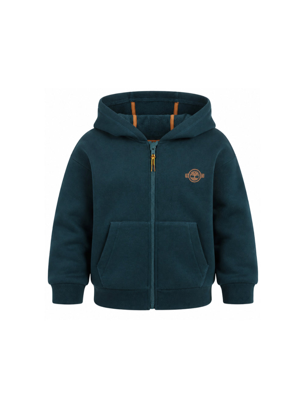 Felpa per bambino Timberland Kids verde con stampa del logo sul retro T61067 68R TIMBERLAND KIDS