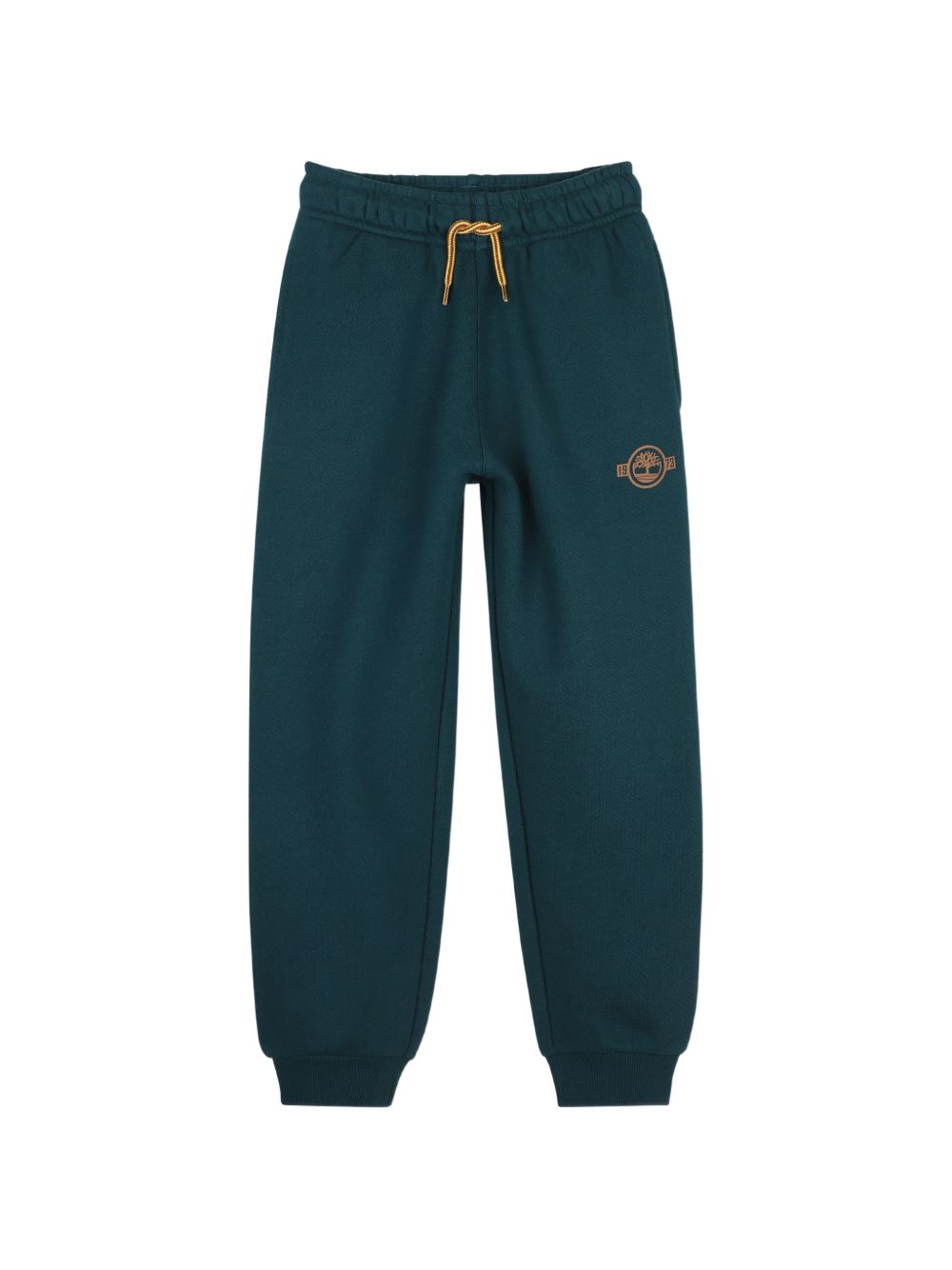 Pantaloni sportivi per bambino Timberland Kids verde con stampa logo sul davanti T61070 68R TIMBERLAND KIDS