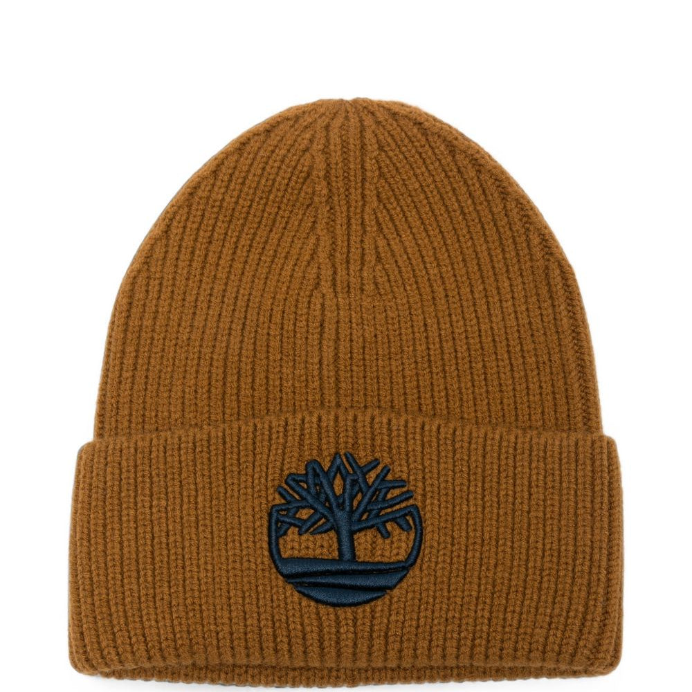 Cappello per bambino Timberland Kids marrone con trama a coste T61097 325 TIMBERLAND KIDS
