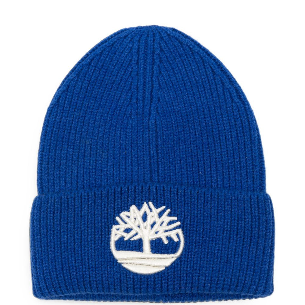 Cappello per bambino Timberland Kids blu con trama a coste T61097 829 TIMBERLAND KIDS