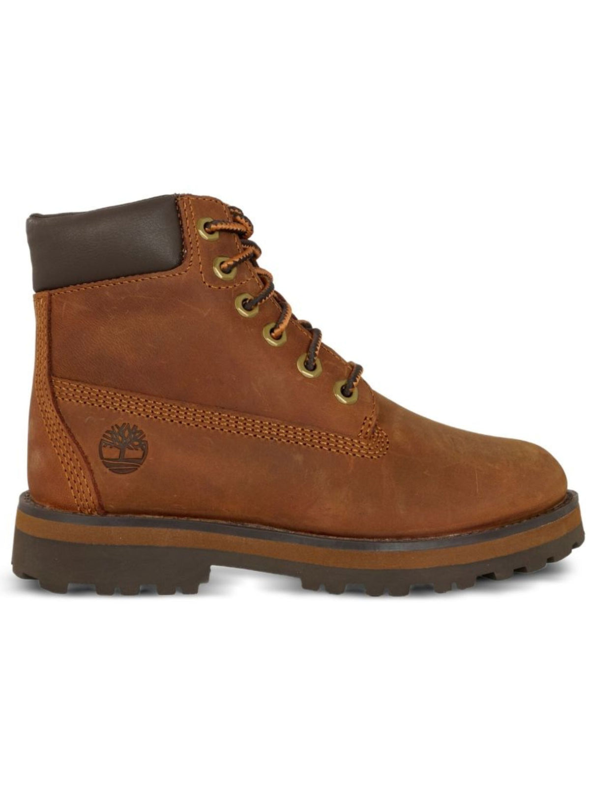 Stivali per bambino Timberland Kids marrone con tomaia in pelle TB0A279Q 3581 TIMBERLAND KIDS