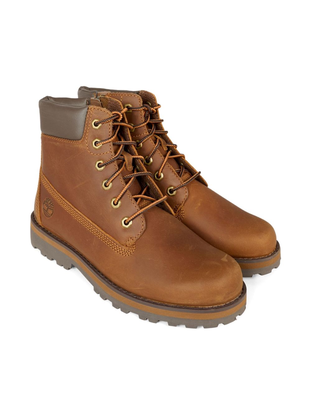 Stivali per bambino Timberland Kids marrone con tomaia in pelle TB0A28VX 3581 TIMBERLAND KIDS