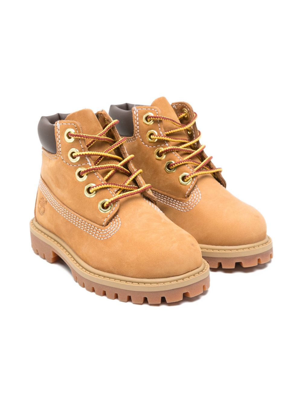 Stivali Premium 6-Inch per bambini Timberland Kids beige con occhielli metallici TB112809 7131 TIMBERLAND KIDS