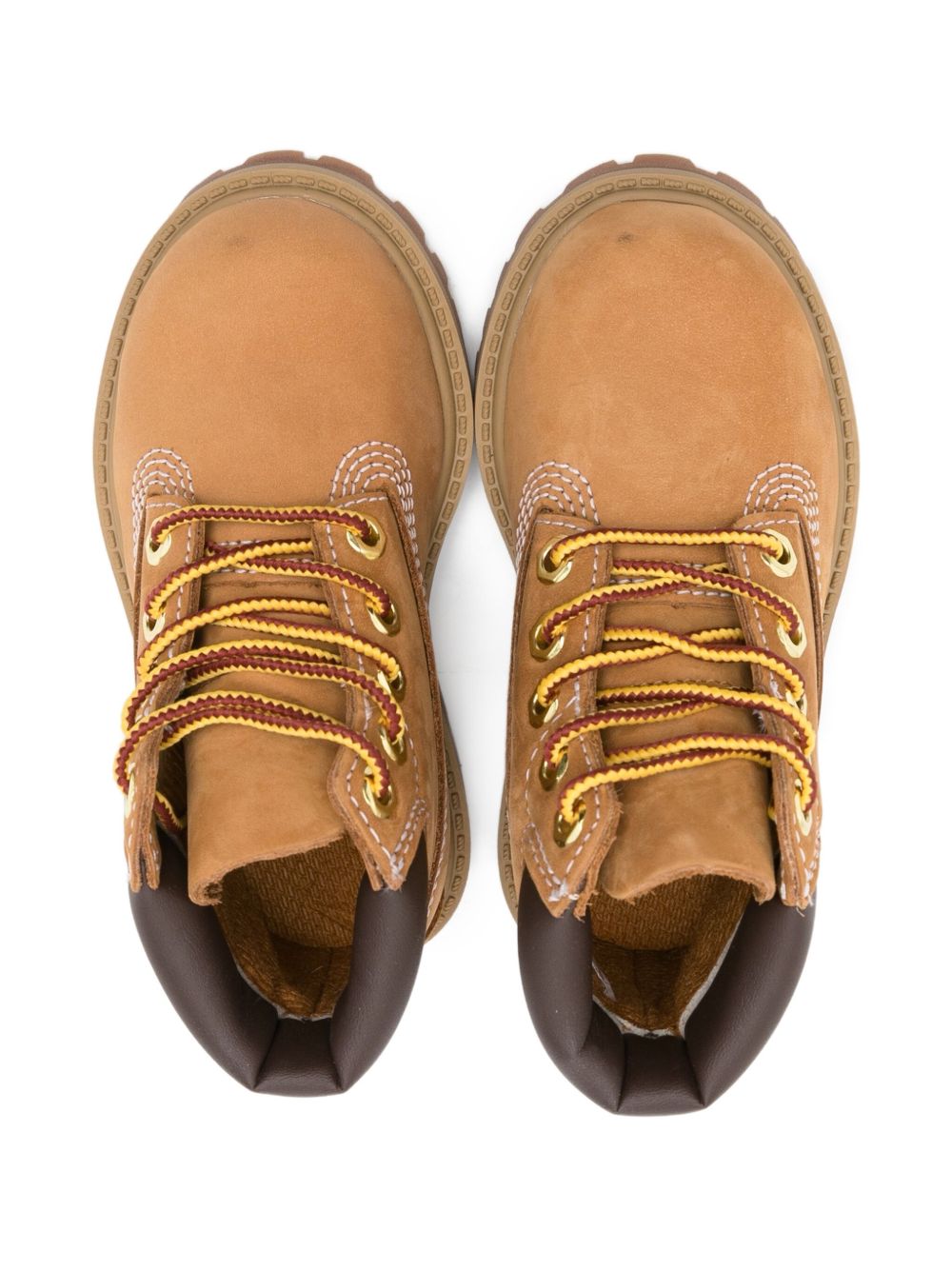 Stivali Premium 6-Inch per bambini Timberland Kids beige con occhielli metallici TB112809 7131 TIMBERLAND KIDS