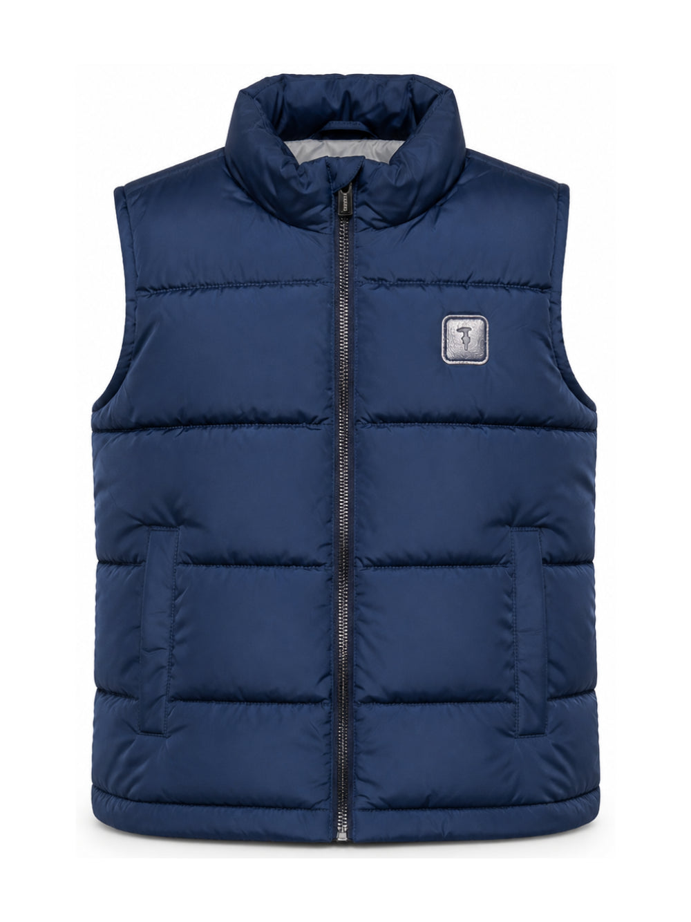 Gilet per bambino Trussardi Junior blu imbottito trapuntato TBA26048PI BLUE NAVAL TRUSSARDI KIDS