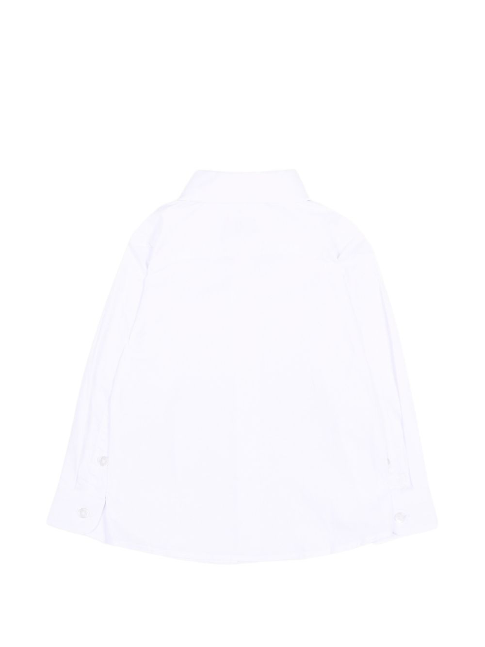 Camicia per neonatoTrussardi Kids bianca con ricamo del logo TIA26016CA WHITE TRUSSARDI KIDS