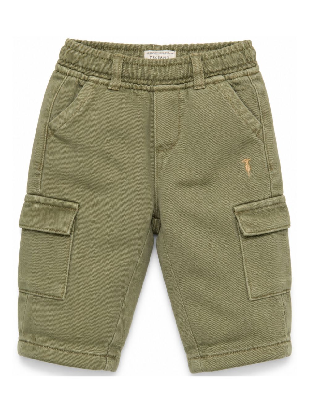Cargo per neonato Trussardi Kids verde con tessuto in twill TIA26088PA CYPRESS TRUSSARDI KIDS